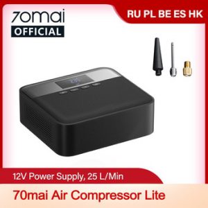 70mai Car Air Compressor Lite 70mai Protable Electric Car Air Pump Mini compressor Tire Inflator Auto Tyre Pumb 12V Data