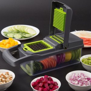 Vegetable Fruit Multifunction Slicer Grater Shredded Peeler Potatoes Carrot Cubes Diced  Kitchen Dining Bar Household Chopper