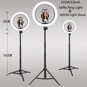 Video Lights Dimmable Light Selfie LED Ring Light USB Ring Lamp With Tripod Stand Rim Of Light To Make TikTok Youtube ringlight