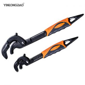 14-30 / 30-60mm Universal Key Pipe Wrench Open End Spanner Set High-carbon Steel Snap N Grip Tool Plumber Multi Hand Tool