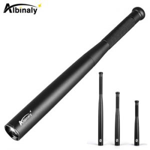 Baseball Bat LED Flashlight waterproof Super Bright Baton aluminium alloy Torch for Emergency and Self Defense