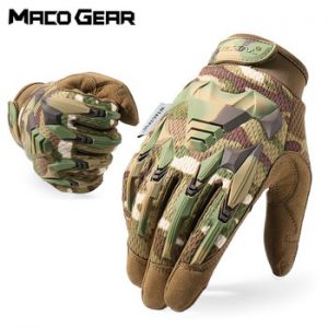 Multicam Tactical Glove Camo Army Military Combat Airsoft Bicycle Outdoor Hiking Shooting Paintball Hunting Full Finger Gloves