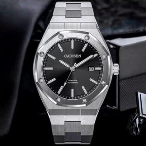 Automatic Men's Watches CADISEN DESIGN Stainless Steel Business Mechanical Watch Top Brand Luxury Fashion Watches For Men 2020