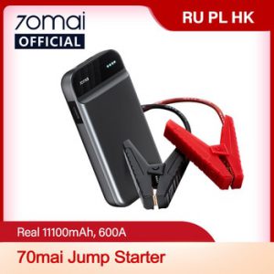 70mai Jump Starter 70mai car jump starter PS01 Power Bank Real 11000mah Car Starter Auto Buster Car Emergency Booster Battery