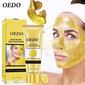 OEDO Gold Shrink Pore Improve Rough Skin Acne Shills Blackhead Remove Blackhead Mask Remover Mask Facial Moisturizing Cream 40g