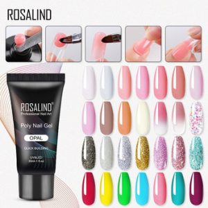 ROSALIND Poly Nail Gel For Nails Extension Finger nail art Manicure Acryl gel Varnish hybrid 30ML Poly UV Gel Polish Extension