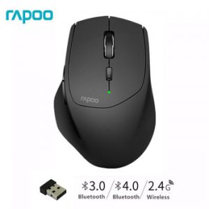 New Rapoo MT550/MT550G Multi-mode Wireless Mouse Switch between Bluetooth and 2.4G for Four Devices Connection Computer Mouse