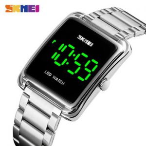 SKMEI LED Display Men Digital Wrist Watches 2020 Top Brand Luxury Stainless Steel Waterproof Male Clock Relogio Masculino 1505