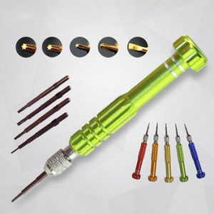 5 in 1 Precision Screwdrivers Set S2 Alloy Steel Bits Non-slip Handle for Mobile Cell Phone Tablet Repair Opening Tools