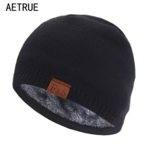 Brand Skullies Beanies Men Knitted Hat Winter Hats For Men Women Cap Winter Beanie Hat Gorro Thick Warm Bonnet Men's Winter Cap