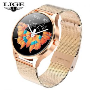 LIGE 2020 New IP68 Waterproof Smart Watches Women watch Heart Rate Sleep Monitor Fashion Activity tracker Smartwatch For xiaomi