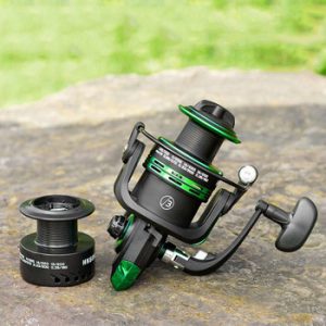 2021 new Metal Spool Spinning Reel Spinning Fishing reel Free spare line cup Spare Spool Left / right hand  fishing wheel