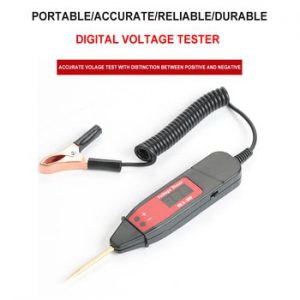 5-36V Car Voltage Tester LCD Digital Electric Voltage Power Test Pen Probe Detector Non-Contact Tester Accessory LED Light