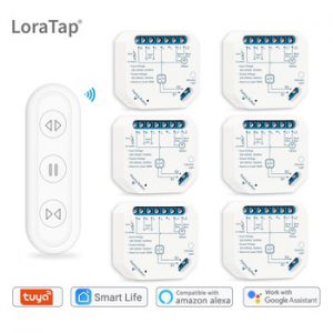 Tuya Smart Life Curtain Switch Module Remote Control Blinds Roller Shutter RF+WIFI App Timer Google Home Aelxa Echo Smart Home