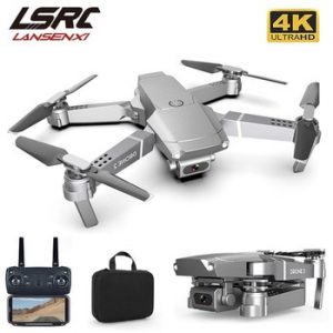 LSRC New E68pro Mini Drone Wide Angle 4K 1080P WiFi FPV Camera Drones Height Holding Mode RC Foldable Quadrotor Dron Toy Gift