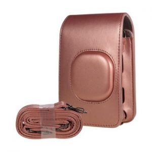 Retro Soft Mini Camera Case Bag PU Leather Cover with Shoulder Strap For Fujifilm Instax Mini LiPlay Instant Camera Case