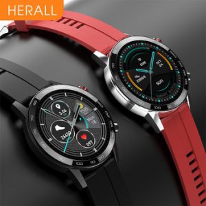 HERALL 2020 ECG Smart Watch For Men IP68 Waterproof Smartwatch Blood Pressure Monitor For Android Apple Xiaomi