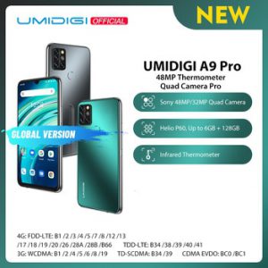 UMIDIGI A9 Pro 32/48MP Quad Camera 24MP Selfie Camera 6GB 128GB Helio P60 Octa Core 6.3" FHD+ Global Version Cellphone