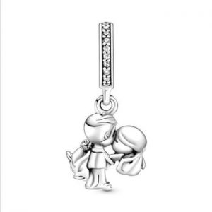 2020 New Arrival S925 Sterling Silver Beads Married Couple Dangle Charms fit Original 3mm Bracelets Women DIY Jewelry 1554