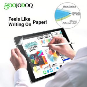 GOOJODOQ Like Writing on Paper Screen Protector for iPad Pro 11 10.5 Air 3 4 iPad 10.2 2019 2020 7th 8th Generation iPad Mini 5