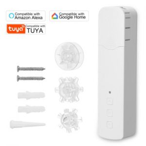 Tuya WiFi M515EGWT Smart Motorized Chain Roller Blinds Pull Bead Curtain Motor Work For Alexa Google Home Electric Curtain Motor