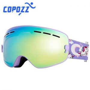 COPOZZ Kids Ski Goggles Small Size for Children Double UV400 anti-fog mask glasses skiing Girls Boys Snowboard goggles GOG-243