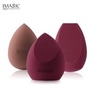 IMAGIC Makeup Mixer Soft Water Sponge Puff Professional Makeup Puff Sponge for Foundation Cream Concealer Makeup 3 Pack