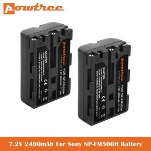 2400mAh NP-FM500H Battery for Sony Alpha A900 A57 SLT-A57 A58 SLT-A58 A65 SLT-A65 A68 SLT-A68 ILA77 SLT-A77 II Digital Camera