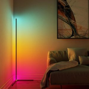 Nordic LED Floor Lamp Corner LED Floor Light Coloful Bedroom lamp Atmosphere Lighting Club Home ndoor Decor Corner Standing Lamp