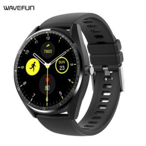 Wavefun Aidig S smart Watch IP68 Waterproof 1.28Inch Screen Heart Rate Monitor Sports 460mAh Long Battery Time for Men Women