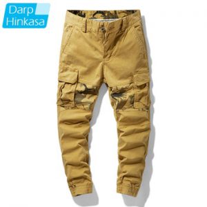 Brand Men Fashion Jogger Cargo Pants Men Casual Sweatpant Loose Tactical Military Pants Men Cotton Trousers Big Size Streetwear