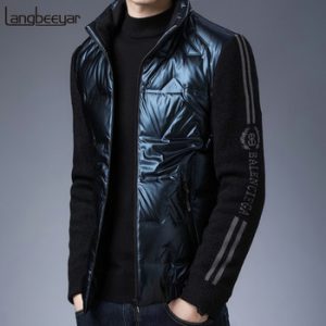 2021 Top Grade New Brand Casual Fashion Shiny Bubble Luxury Mens Down Winter Jacket Windbreaker Streetwear Coats Men's Clothing