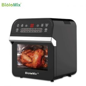 BioloMix 12L 1600W Air Fryer Oven Toaster Rotisserie and Dehydrator With LED Digital Touchscreen