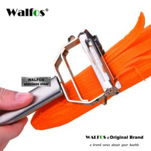 WALFOS 304 Stainless Steel  Multi-Purpose Peeler & Julienne Cutter Julienne Cutter Potato Peeler Carrot Kitchen Grater Tool