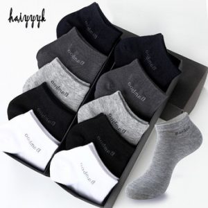 10 Pairs / Pack Men's Bamboo Fiber Socks Short High Quality New Casual Breatheable Anti-Bacterial Man Ankle Socks Men