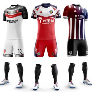 Custom Football Jerseys Full Sublimation Printing Soccer Jerseys Club Team Football Training Uniform Suit Soccer Uniform For Men