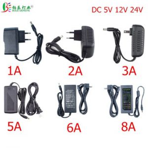 Power Adapter Supply AC 110V/220V To DC 5V 12V 24V Lighting Transformer 1A 2A 3A 5A 6A 8A 10A LED Strip Power Adapter For CCTV