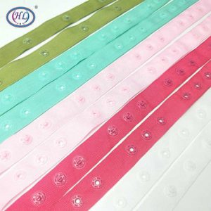 HL 18mm 1 meter/lot Nylon With  Buttons Belt For Kid's Clothes Bags Quilt Sewing Accessories