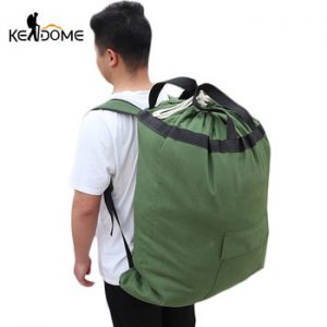 Large Men Military Backpack Canvas Bag Bucket Rucksack Travel Camouflage Drawstring Hiking Camping Mountaineering Luggage XA148D