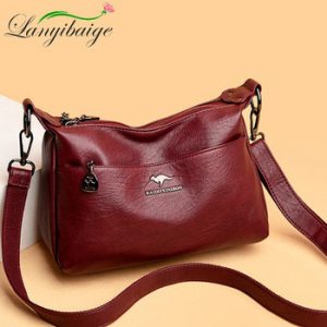 LANYIBAIGE Soft Leather Luxury Handbags Women Bags Designer Handbags Ladies Shoulder Hand Bags For Women 2020 Large Casual Tote