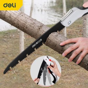 DELI 580MM Wood Folding Saw Outdoor For Camping SK5 Grafting Pruner for Trees Chopper Garden Tools Unility Knife Hand Saw