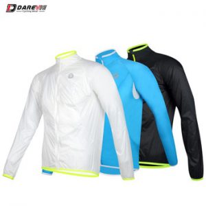 DAREVIE Soft Light Cycling Jacket Waterproof Cycling Jacket Windproof Long Sleeve Biking Jacket Water Resistance PRO Bike Jacket