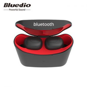 Bluedio T-elf earbuds TWS Bluetooth Earphone 5.0 sport wireless earphone original with charging box for music and cell phones