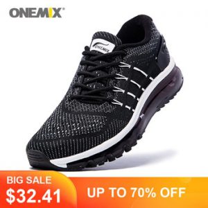 Onemix Brand Air Mens Running Shoes 2020 Cushioning breathable Wear-resistant Women Fitness Trainers Sports Walking Shoes Man