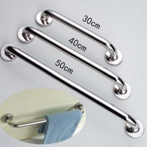 High Quality Stainless Steel 300/400/500mm Bathroom Tub Toilet Handrail Grab Bar Shower Safety Support Handle Towel Rack