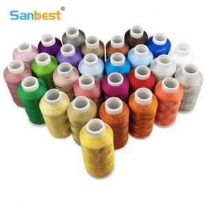 Sanbest 3 Strands Metallic Weaving Thread Shiny Jewellery Threads Handmade DIY Bracelet String Stitch Thread Weave Yarns