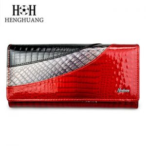 HH Women Wallets Brand Design High Quality Leather Wallet Female Hasp Fashion Alligator Long Women Wallets And Purses