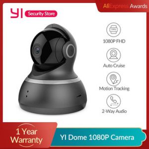 YI Dome Camera 1080P Baby Monitor Night Vision Wireless IP WIFI Home Cam Security Surveillance System 360 Degree Coverage Global