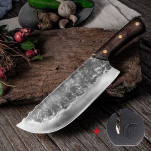 Stainless Steel Handmade Forged Kitchen Knives Meat Cleaver Vegetable Chopper Kitchen Chopping Knife Cutter