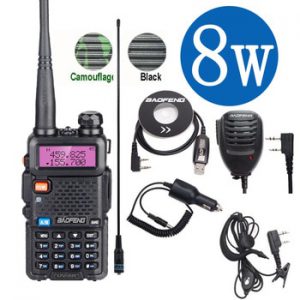 Baofeng Uv 5R Walkie Talkie 10Km Real 8W Two-Way Radio UV-5R Draagbare Ham Radio UV5R Walkie-Talkie Fm Transceiver Amateur Radio